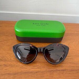 Kate Spade Tortoise Shell Cat-Eye Sunglasses